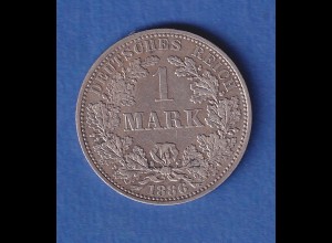 Deutsches Kaiserreich Silber-Kursmünze 1 Mark 1886 A