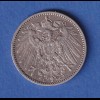 Deutsches Kaiserreich Silber-Kursmünze 1 Mark 1903 E