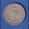 Deutsches Kaiserreich Silber-Kursmünze 1/2 Mark 1911 F ss