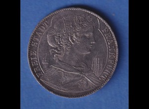 Frankfurt Silbermünze 1 Vereinstaler 1858 ss-vz