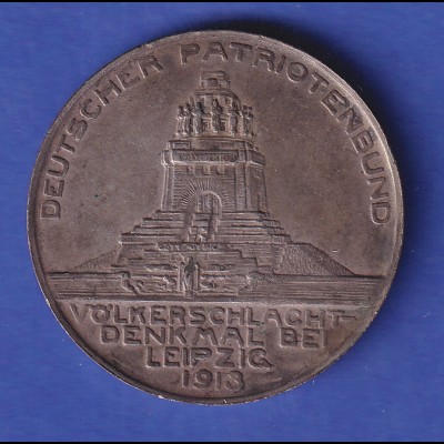 Medaille Völkerschlachtdenkmal Leipzig - Deutscher Patriotenbund 1913