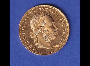 Goldmünze Österreich Franz Joseph 1 Dukat, 3,49g Au986