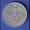 Deutsches Reich Silbermünze 2 Reichsmark Paul v. Hindenburg mit HK 1938 A