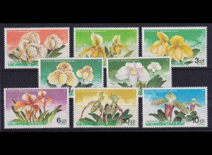 Thailand 1992 Orchideen Mi.-Nr. 1464-1471 A postfrisch ** / MNH
