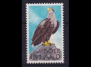 Island 1966 Einheimische Tiere - Seeadler Mi.-Nr. 399 postfrisch **