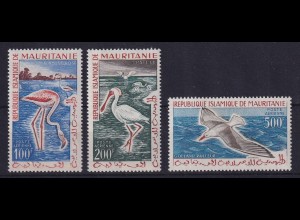 Mauretanien 1961 Flugpostmarken Wasservögel Mi.-Nr. 178-180 postfrisch **