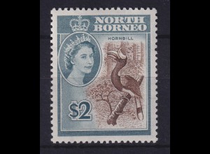 Nord-Borneo 1961 Hornvogel Mi.-Nr. 326 postfrisch **