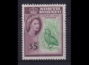 Nord-Borneo 1961 Rebhuhn Mi.-Nr. 327 postfrisch **