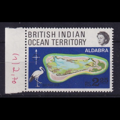 Brit. Territorium Indischer Ozean 1969 Insel Aldabra - Ibis Mi.-Nr. 31 **
