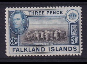 Falkland-Inseln 1943 Schafe Mi.-Nr. 84 postfrisch **