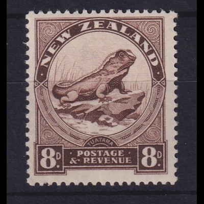 Neuseeland 1935 Brückenechse Tuatara Mi.-Nr. 198 postfrisch **