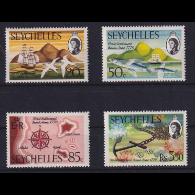 Seychellen 1970 Landschaften und Tiere Mi.-Nr. 274-277 postfrisch **