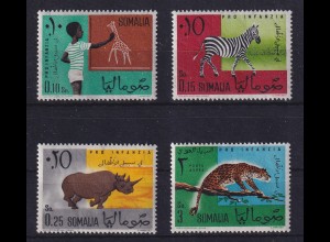 Somalia 1960 Schulkind und einheimische Tiere Mi.-Nr. 12-15 postfrisch **