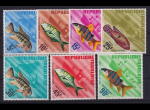 Togo 1967 Afrikanische Fische Mi.-Nr. 543-549 A postfrisch **