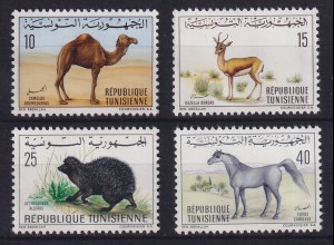 Tunesien 1969 Einheimische Tiere Mi.-Nr. 711-714 postfrisch **