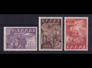 Griechenland 1949 Griechische Kinder Mi.-Nr. 560-562 postfrisch **