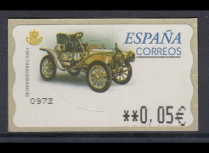 Spanien ATM Oldtimer De Dien-Bouton Wert in € 5-stellig schmal Mi.-Nr. 74.3
