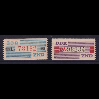 DDR Dienstmarken B Mi.-Nr. III und IV - L und DA postfrisch **