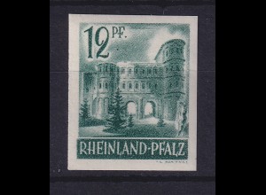 Französische Zone Rheinland-Pfalz Porta Nigra Mi.-Nr 4 U postfrisch **