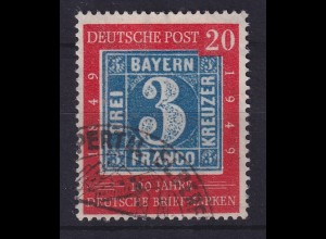Bund 1949 - 100 Jahre Deutsche Briefmarken Mi.-Nr. 114 gestempelt WUPPERTAL