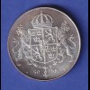 Schweden Silbermünze 50 Kronen Königliche Hochzeit, 1976