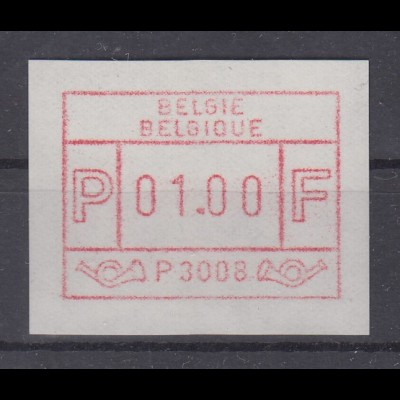 Belgien FRAMA-ATM P3008 Gummidruck 01,00 ** 