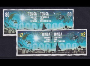 Tonga 1996 Jahrtausendwende Mi.-Nr. 1441-44 Satz 4 Werte ** 