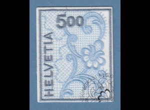 Schweiz 2000 Stickereimarke Mi.-Nr. 1726 mit Eck-Sonderstempel