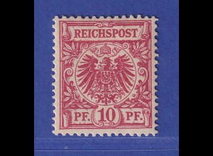 Dt. Reich Krone/Adler 10 Pfg Mi.-Nr. 47 b ungebraucht * gepr. ZENKER 