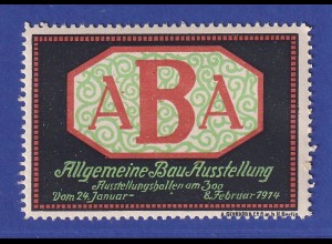 Berlin 1914 Reklamemarke Allgemeine Bau-Ausstellung ABA