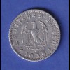 Deutsches Reich Aluminium-Münze 50 Reichspfennig 1935 E