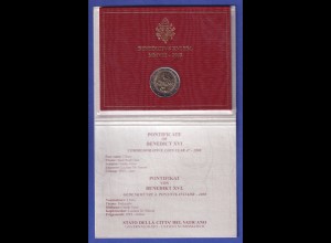 Vatikan 2 Euro Gedenkmünze 2008 - Paulusjahr im Folder