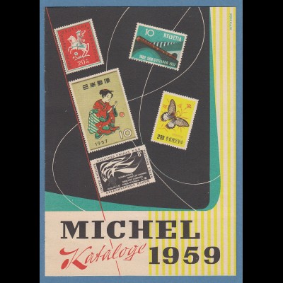 MICHEL-Kataloge Prospekt aus dem Jahr 1959 in Top-Zustand !!!! 
