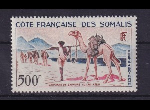 Französische Somaliküste 1962 Kamele Karawane Mi.-Nr. 334 postfrisch **