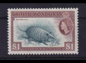 Britisch Honduras (Belize) 1953 Gürteltier Mi.-Nr. 150 A postfrisch **