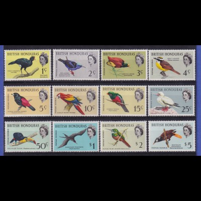 Britisch Honduras (Belize) 1962 Tropische Vögel Mi.-Nr. 164-175 X postfrisch **