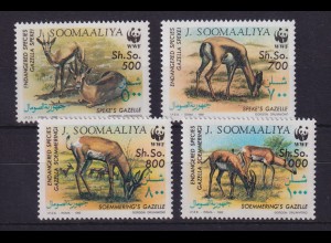 Somalia 1992 Gazellen Mi.-Nr. 436-439 postfrisch **