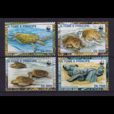 Sao Tomé und Príncipe 2001 Meeresschildkröten Mi.-Nr. 1899-1902 postfrisch **