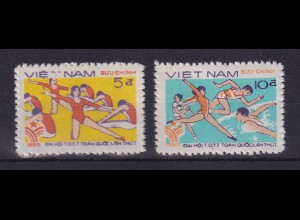 Vietnam 1985 Sportspiele Mi.-Nr. 1606-1607 postfrisch ohne Gummierung (*)