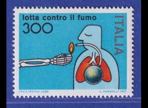 Italien 1982 Gefahr des Rauchens Mi.-Nr.1789 **