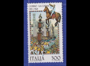 Italien 1983 Freimarke Prozession Corsa dei Ceri in Gubbio Mi.-Nr.1846 **