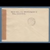 Österreich 1952 zensierter R-Brief mit 3 Werten Trachten gel. von WIEN nach CH