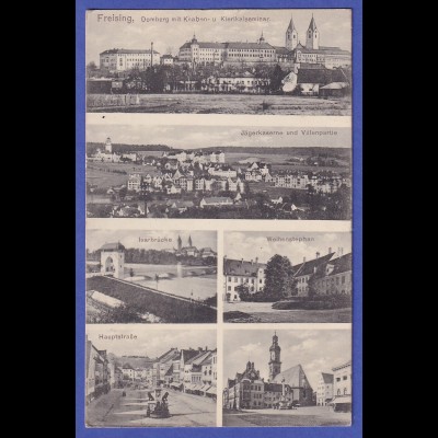 Deutsches Reich Feldpost-Ansichtskarte Ansichten von Freising