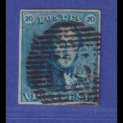 Belgien 1849 König Leopold I. 20 Ct Mi.-Nr. 2 a gestempelt