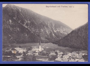 Deutsches Reich Bayern 1918 Ansichtskarte Bayrischzell Posthilfsstelle GEITAU