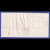 Baden 1845 Vorphila-Brief mit schwarzem Zweizeiler DONAUESCHINGEN