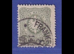 Deutsches Reich Pfennig 50 Pf Mi.-Nr. 44 ca gestempelt gpr. ZENKER BP