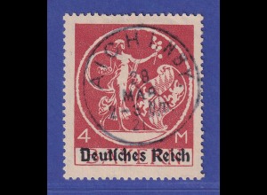 Dt. Reich 1920 Abschiedsserie 4 M Mi.-Nr. 135 I PF IV O AICH i. NBY gpr. INFLA