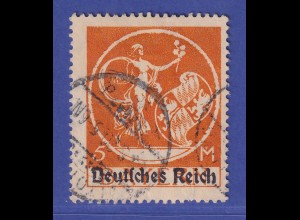 Dt. Reich 1920 Abschiedsserie 5 Mark Mi.-Nr. 136 II gestempelt gepr. INFLA