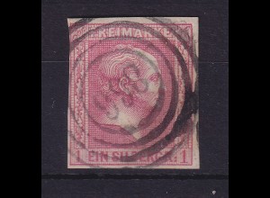Preußen Friedrich Wilhelm IV. 1 Sgr Mi.-Nr. 10 mit Vierkreis-O 866 Lippstadt